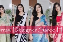 Unique Saree Wrapping Style