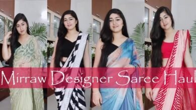 Unique Saree Wrapping Style